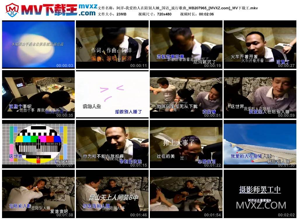 阿洋-我爱的人在陪别人睡_国语_流行歌曲_MB207965